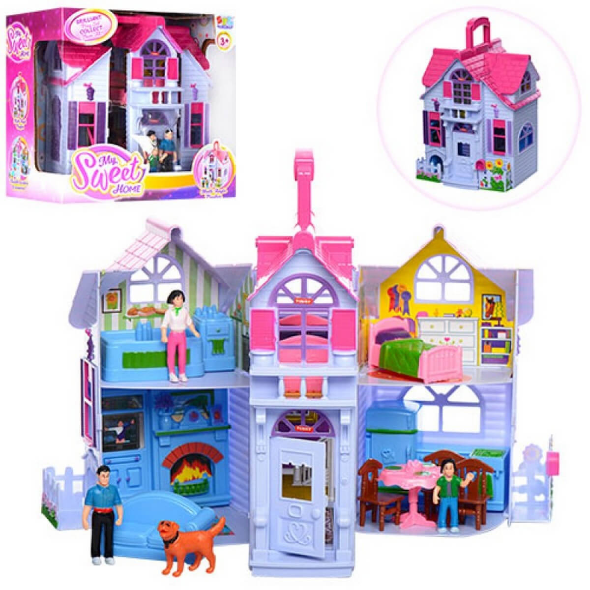 

Кукольный домик с фигурками A-Toys (F611)