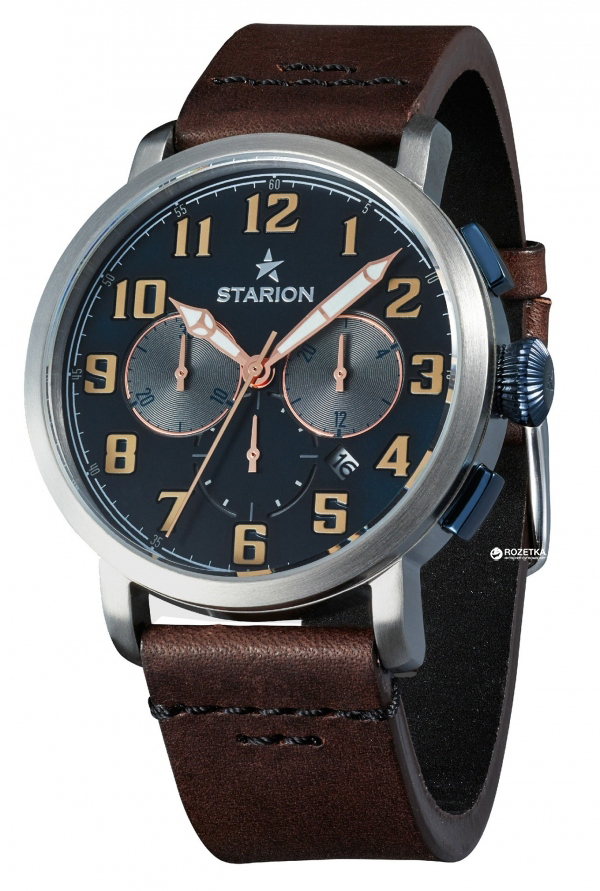

Мужские часы STARION B724A.01 S/Blue Br