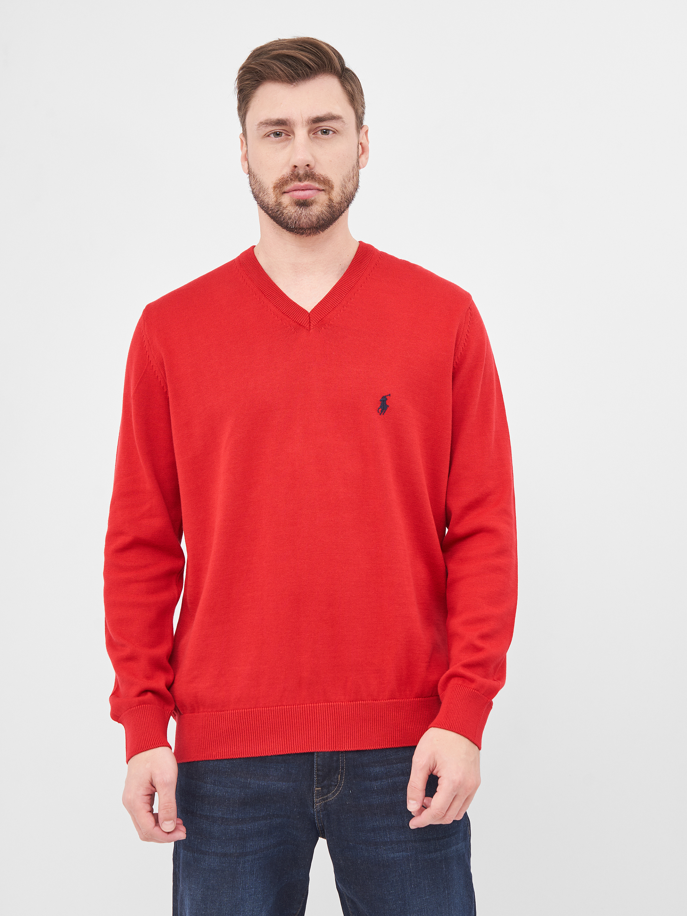 

Пуловер Polo Ralph Lauren 9776.10 XL (50) Красный с темно-синим