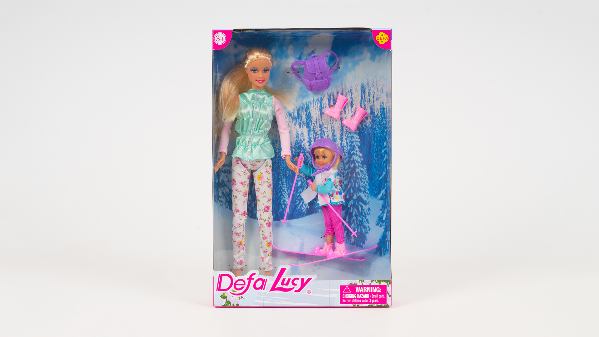 

Кукла с аксессуарами Defa Lucy с дочкой на лыжах 8356