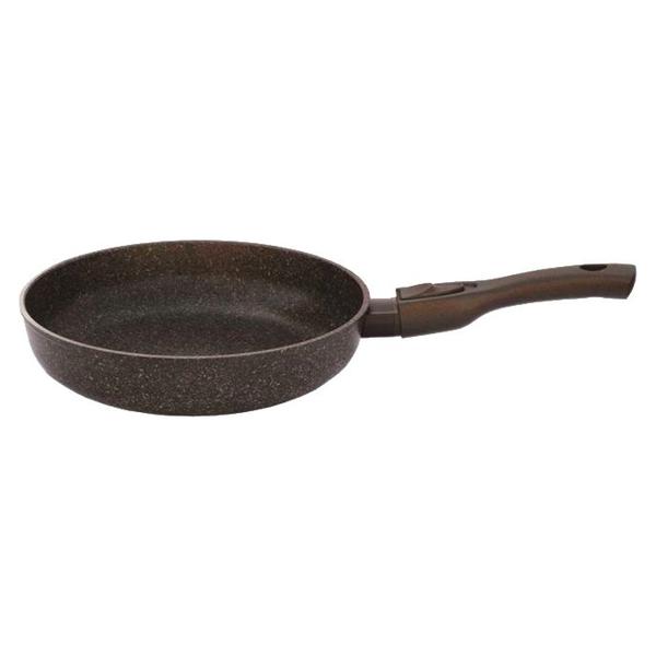 

Сковорода БИОЛ Granite Brown 26см без крышки, съемная ручка SoftTouch