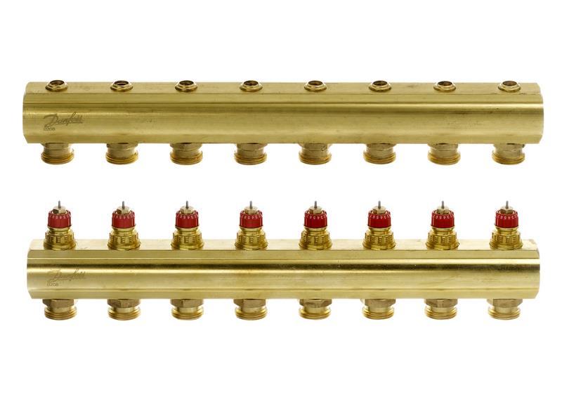

Коллектор Danfoss FHF 8+8 без ротаметров, латунь (JN63088U0508)
