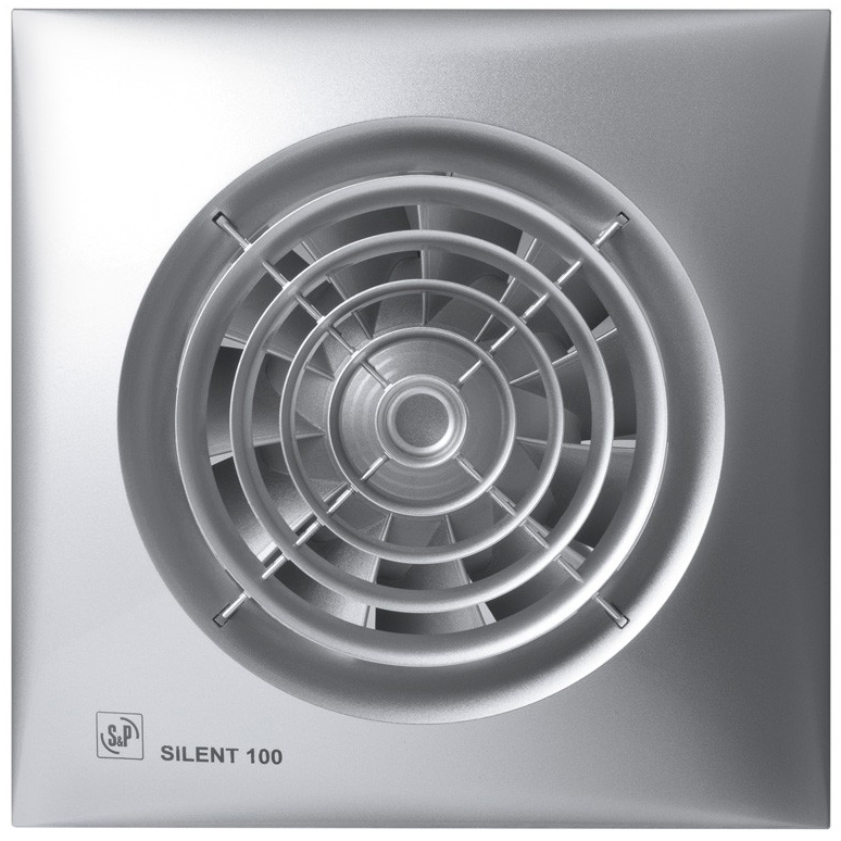 

Вытяжной вентилятор SOLER&PALAU SILENT-100 CZ SILVER