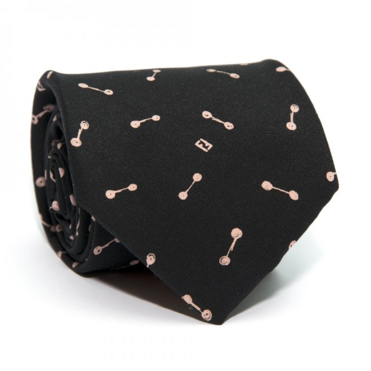 

Галстук Fendi 8 см Черный 000031540