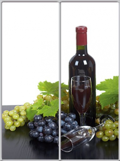 

Шкаф купе Luxe Studio Стандарт-1 Фотопечать HoReCa-7 1400x2200x600 двухдверный