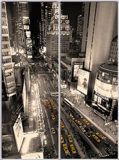 

Шкаф купе Luxe Studio Стандарт-1 Фотопечать Архитектура-27 1800x2100x600 двухдверный