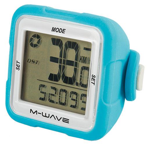 

Велокомпьютер M-Wave 14 функций, силиконовый, голубой (A-L-0072)