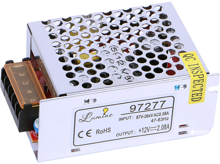 

Блок питания для LED Lumine 25W 12V IP20 (97277)