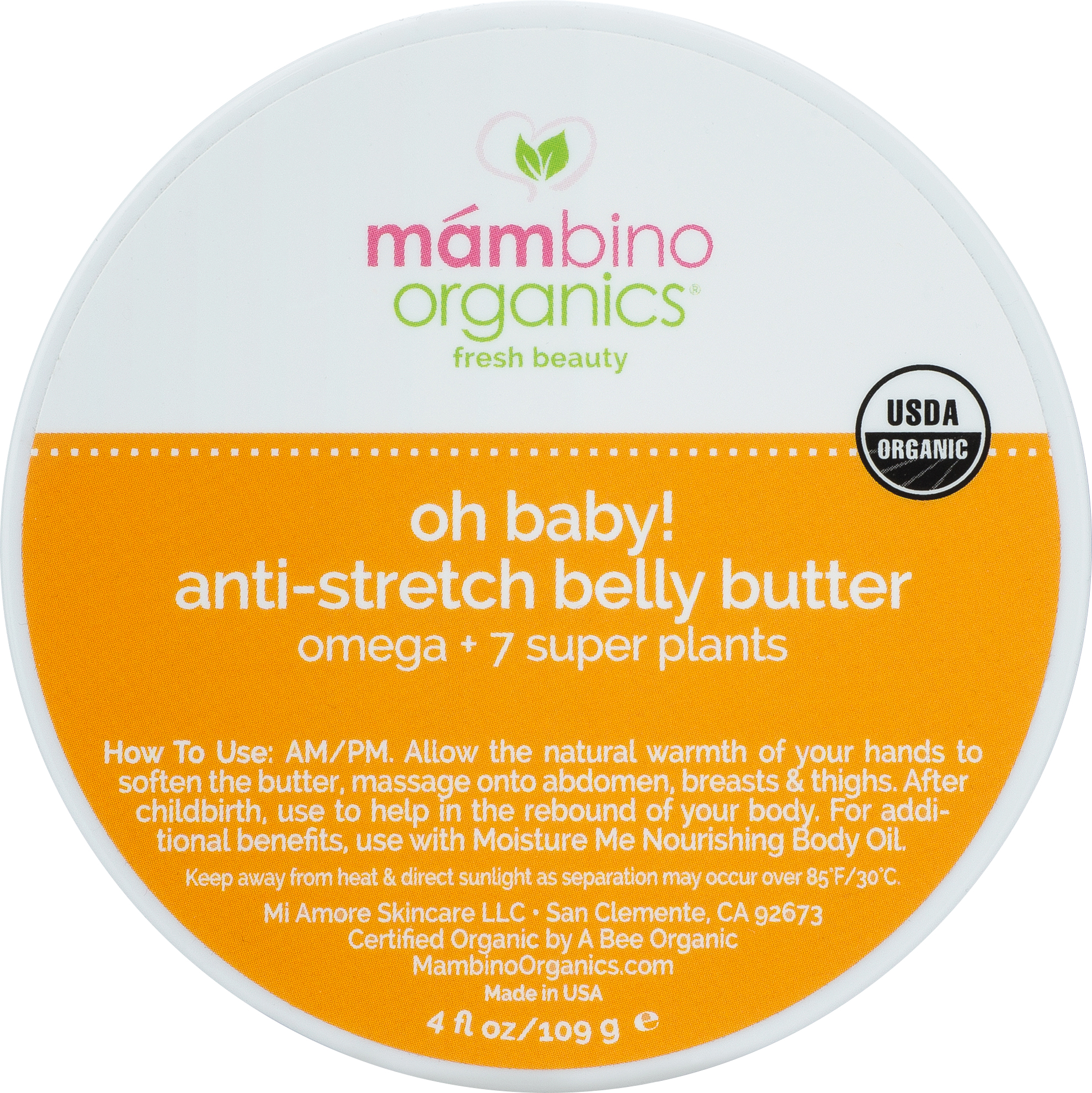 Акція на Масло против растяжек Mambino Organics Oh Baby! 109 г (892201002019) від Rozetka UA