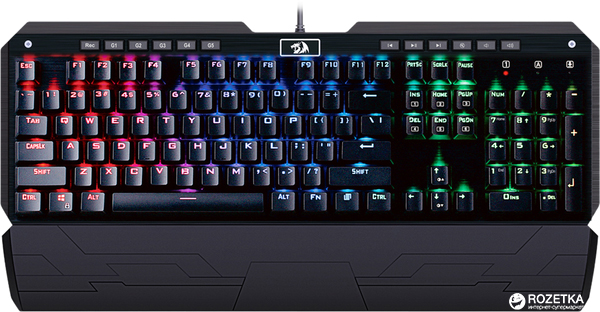 

Клавиатура проводная Redragon Indrah USB Black OUTEMU Blue (70449)