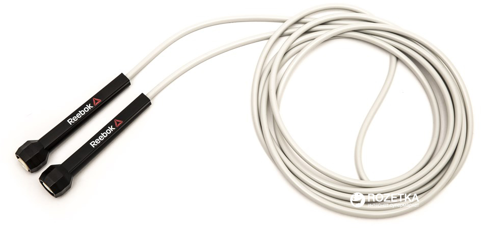 

Скакалка Reebok Skipping Rope 3 м Black-Grey (RSRP-16081)