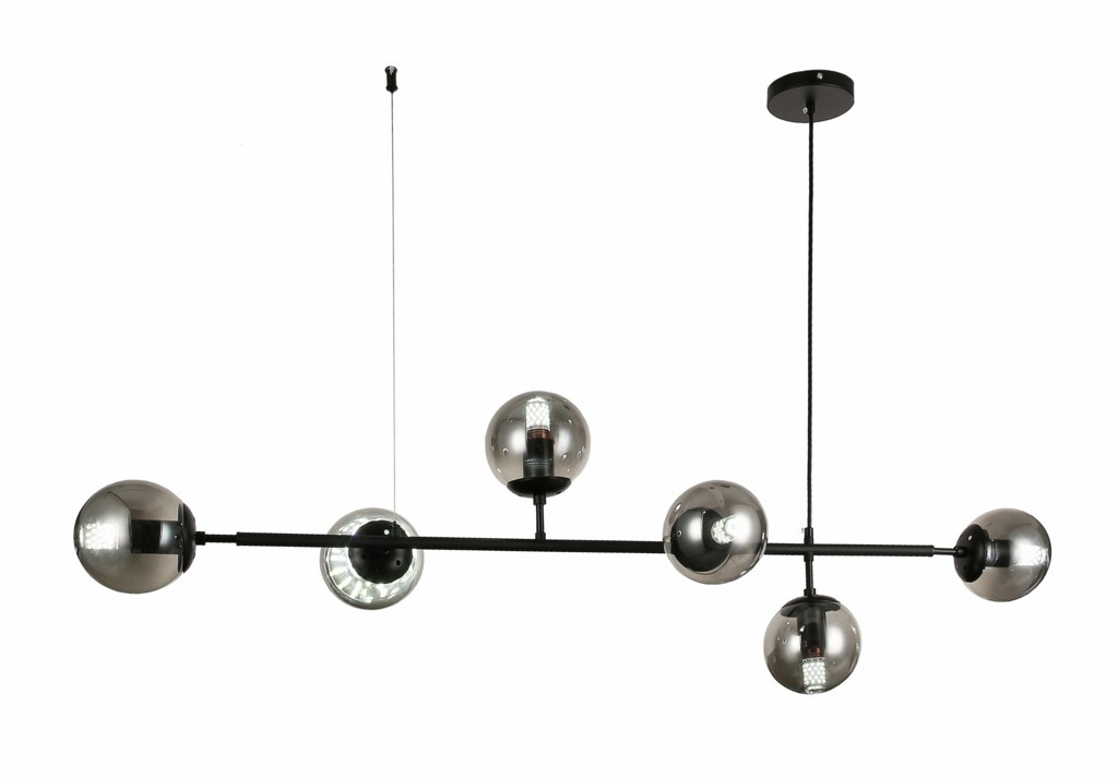 

Люстра подвесная Levistella 909XL3046-6 BK+BK (56561)