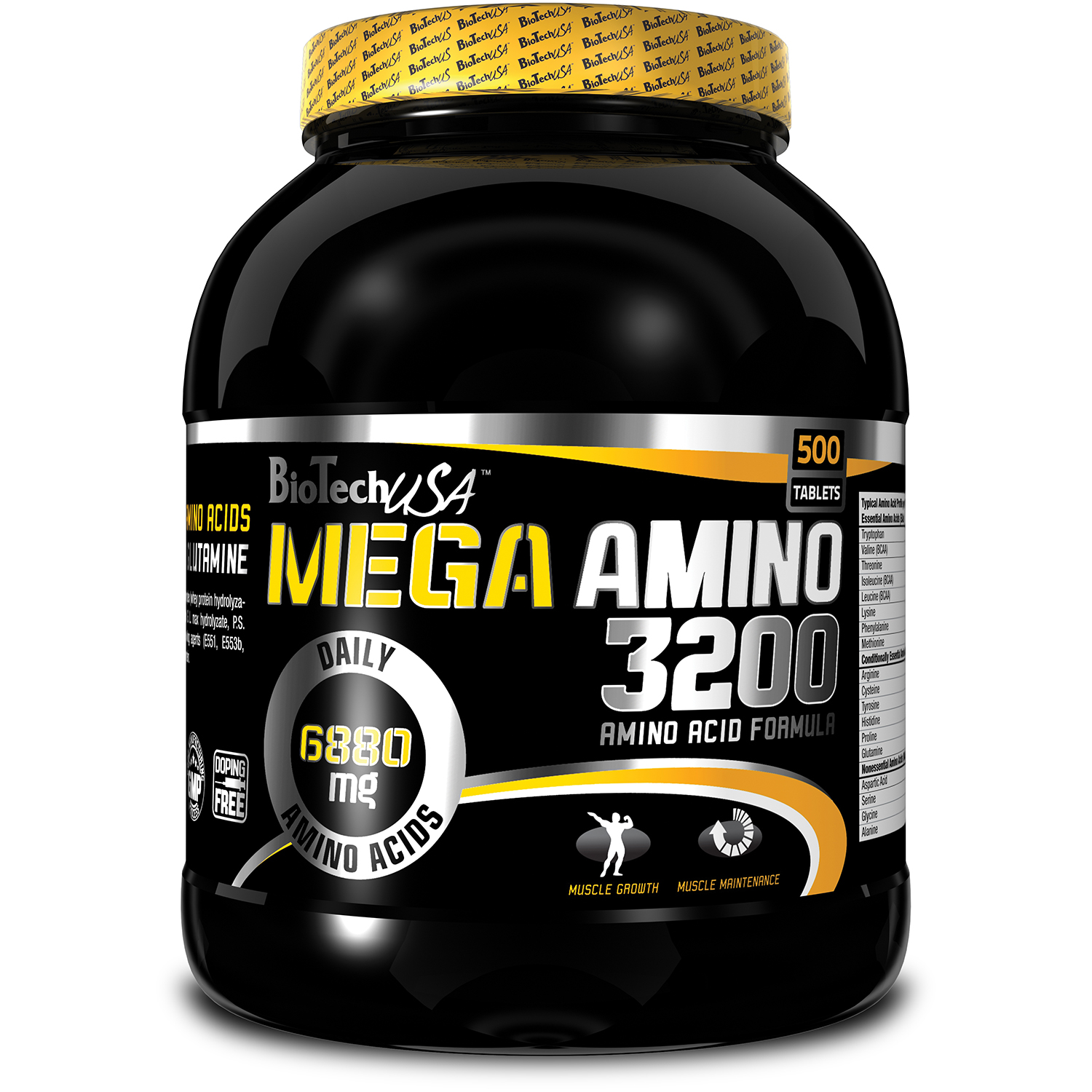 

Аминокислота BioTech MEGA AMINO 3200 500 таб Без вкуса (603051)
