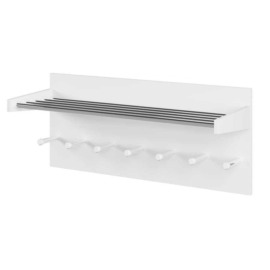

Настенная вешалка Fenster Тиса Белая 40x100x27