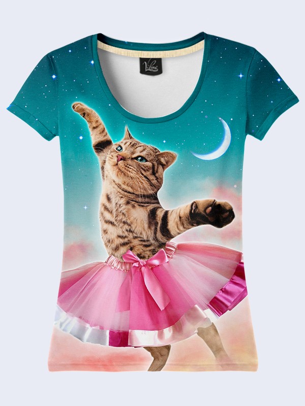 

Футболка Cat in a tutu (2496) Vilno S (44) 000033223