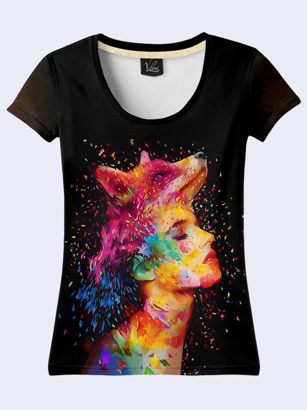 

Футболка Девушка-лисица (2491) Vilno XS (42) 000033552