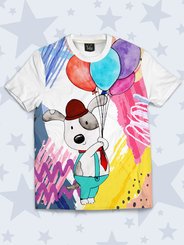 

Футболка Пёс с шариками Vilno 110-116 см 000034155