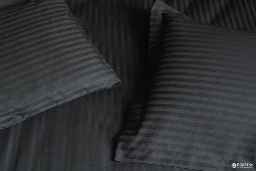 

Наволочка Sleeper Set Сатин-страйп Monochrome Stripe 40х60 см