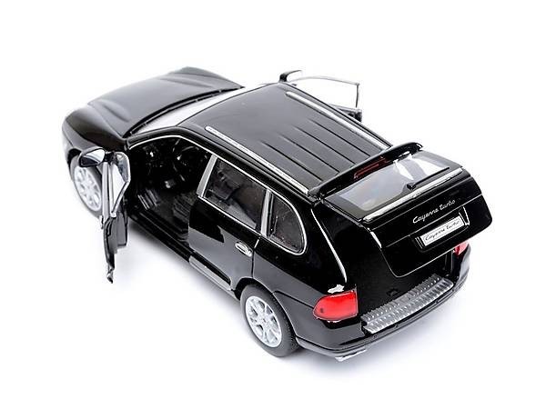 

Машинка инерционная металл 1:24 PORSCHE CAYENNE TURBO 22431W WELLY черный