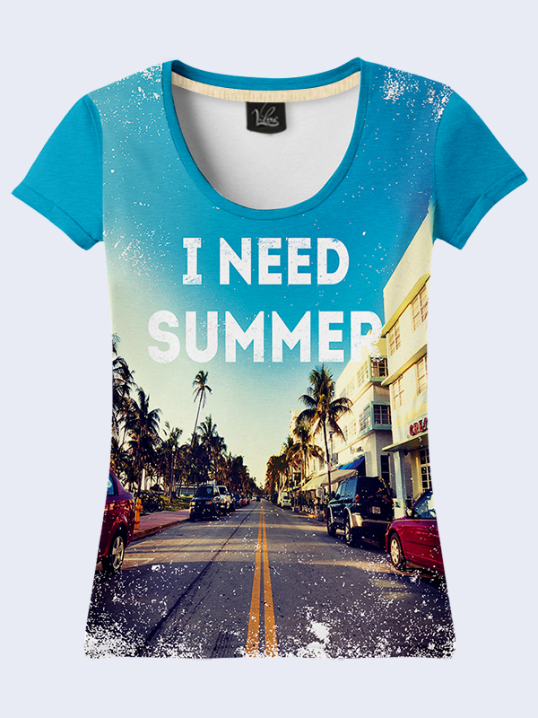 

Футболка I need summer (2177) Vilno XL (50) 000037350