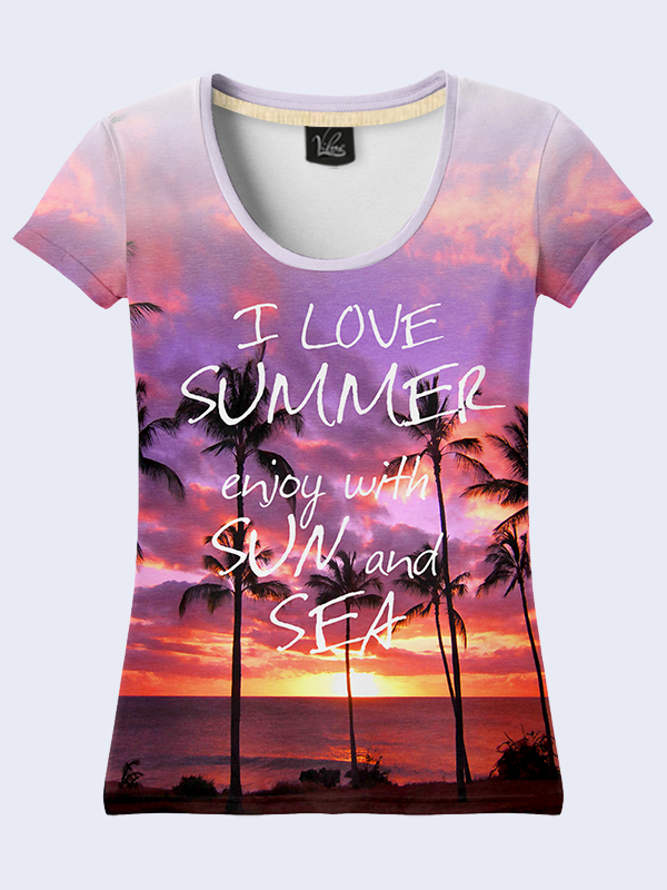 

Футболка I love summer (2184) Vilno XL (50) 000037475