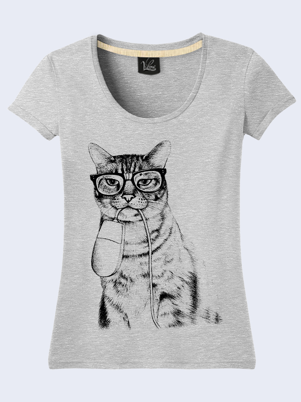 

Футболка Кот с мышкой (2142) Vilno XL (50) 000037136