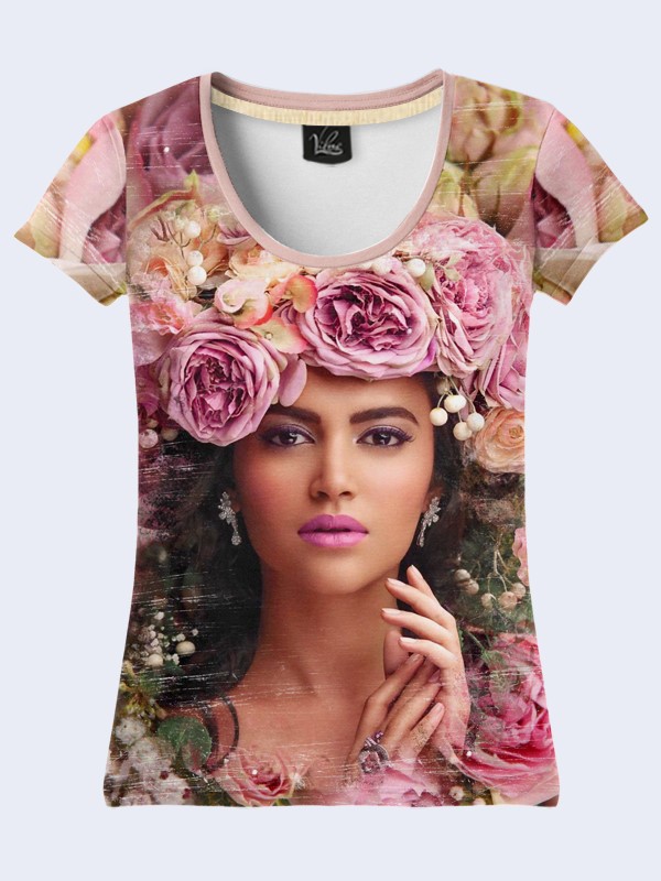 

Футболка Девушка в цветах (2471) Vilno XL (50) 000034080