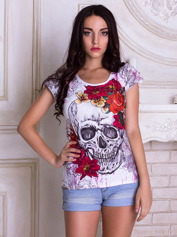 

Футболка Skull flowers (2013) Vilno L (48) 000035123