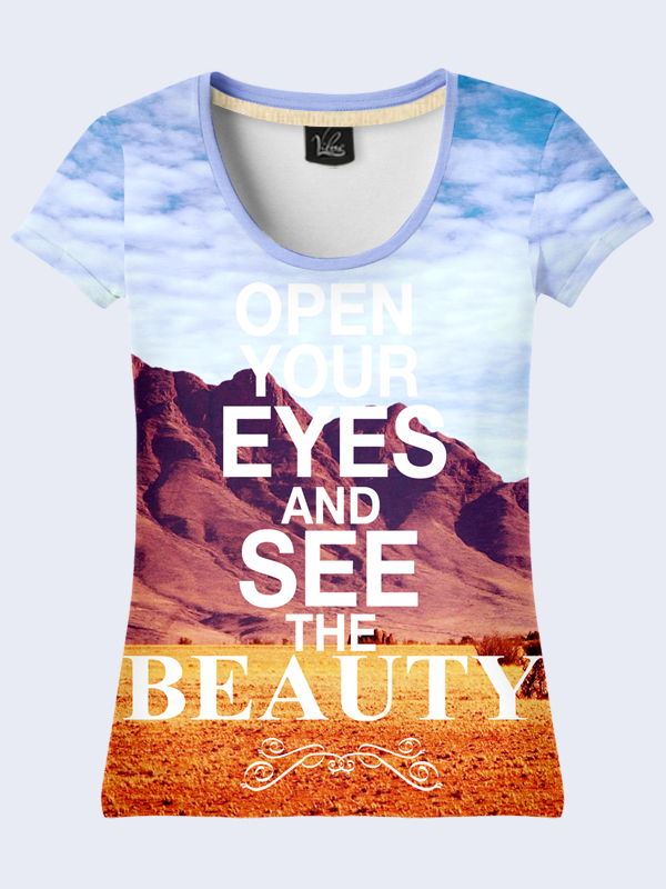 

Футболка Open your eyes (2087) Vilno L (48) 000036434