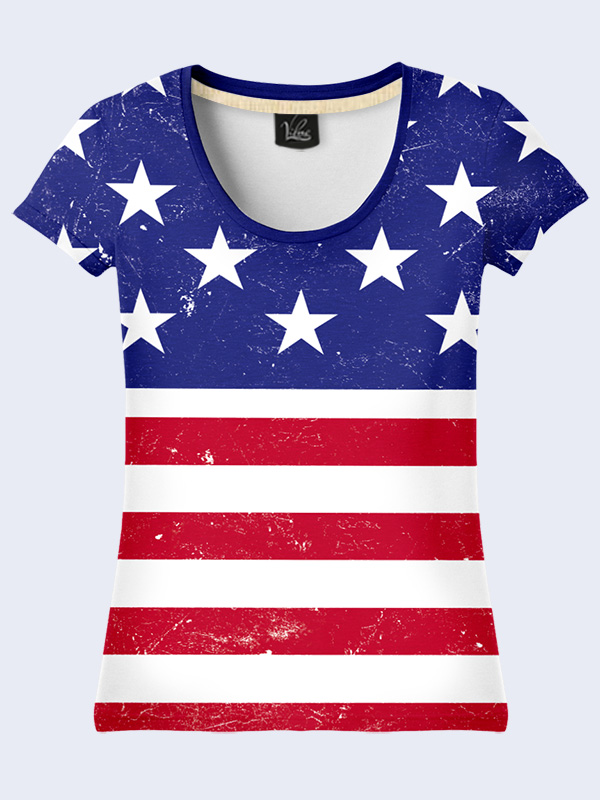 

Футболка Флаг США (2052) Vilno XL (50) 000035282