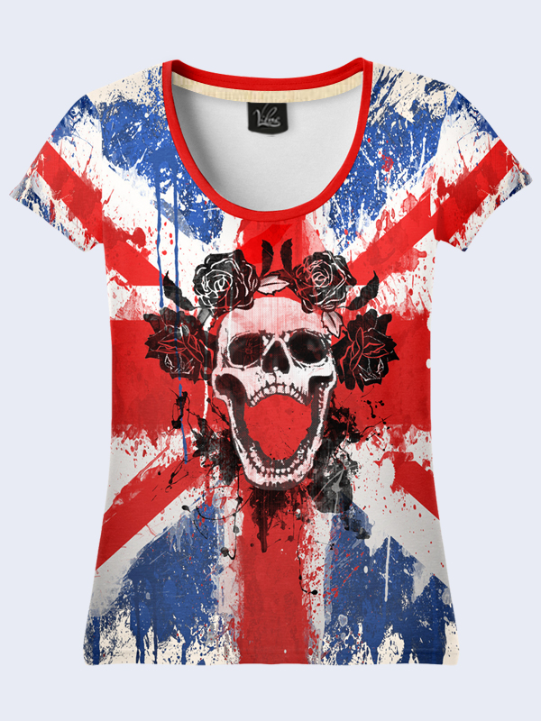 

Футболка British skull (2085) Vilno M (46) 000036423