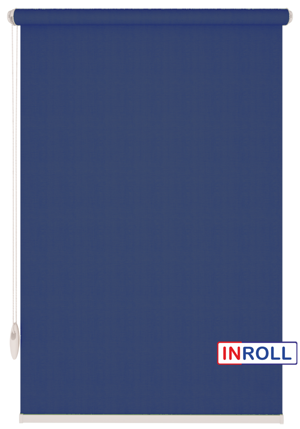

Ролета тканевая INROLL Есо-Mini 130х185 см Camila Темно-синий A613