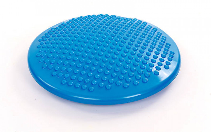 

Подушка балансировочная массажная FI-1514 BALANCE CUSHION (PVC, d-38см, 1000гр, синий)