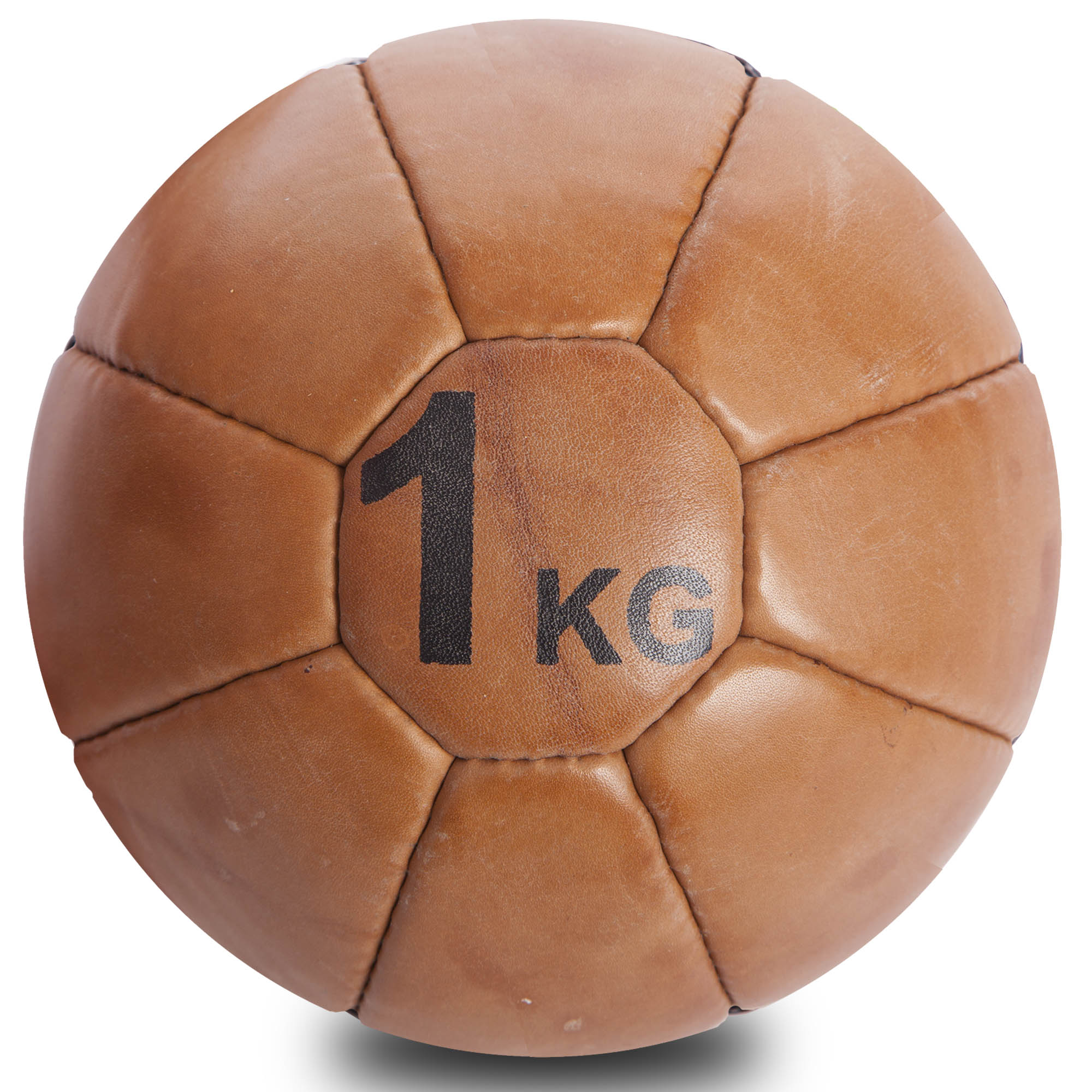 

Мяч медицинский медбол VINTAGE Medicine Ball F-0242-1 1кг (кожа, d-15,5см)