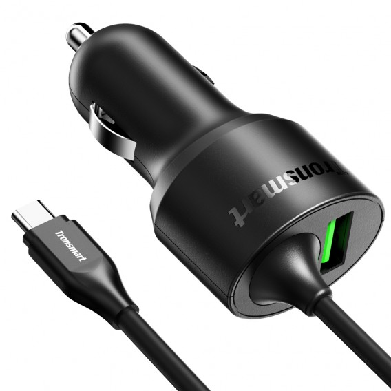 

Автомобильное зарядное устройство Tronsmart CCTA Quick Charge 3.0 & Type C