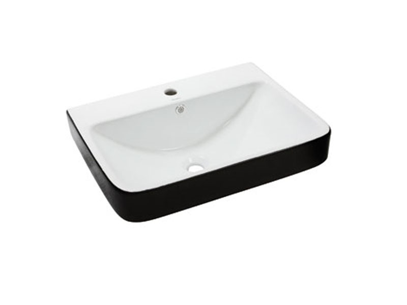 

Умывальник Newarc Countertop 60 черный/белый (5014BW)