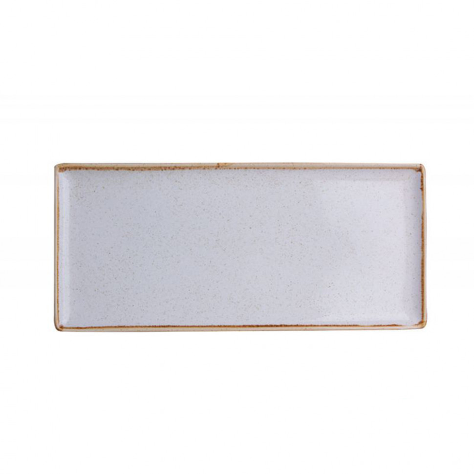 

Блюдо прямоугольное Porland 35x16 см (серое)