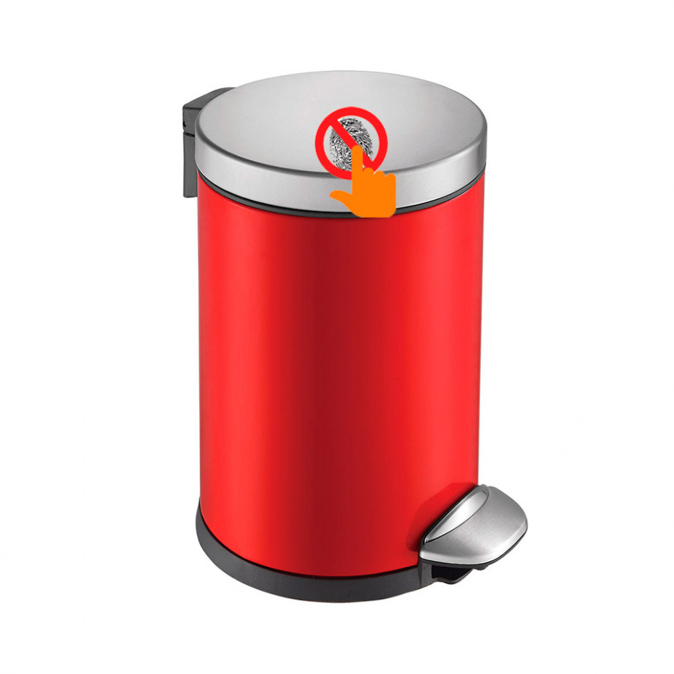 

Мусорное ведро с педалью Eko Luna 20 л (красный)