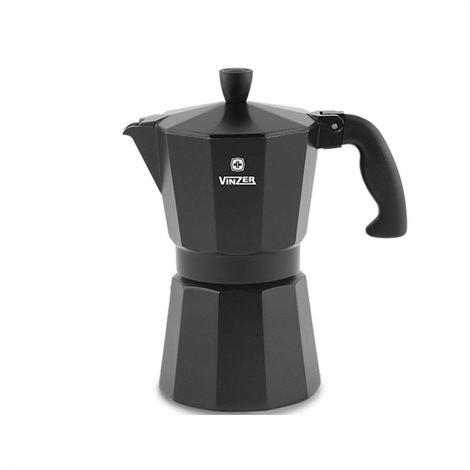 

Гейзерная кофеварка Vinzer Moka Nero (0.49 л)