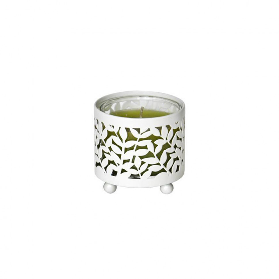 

Подсвечник Village Candle Листья (белый)