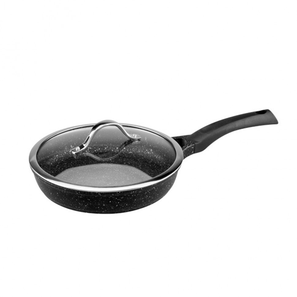 

Сковорода с крышкой Vinzer Premium Granite Induction (24 см)