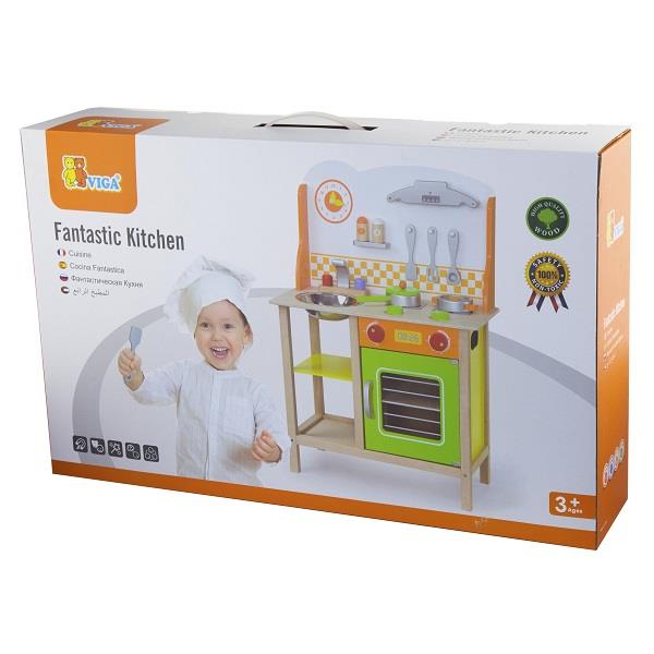 

Игровой набор Фантастическая кухня Viga Toys 81х60х30 см Разноцветный 000030028