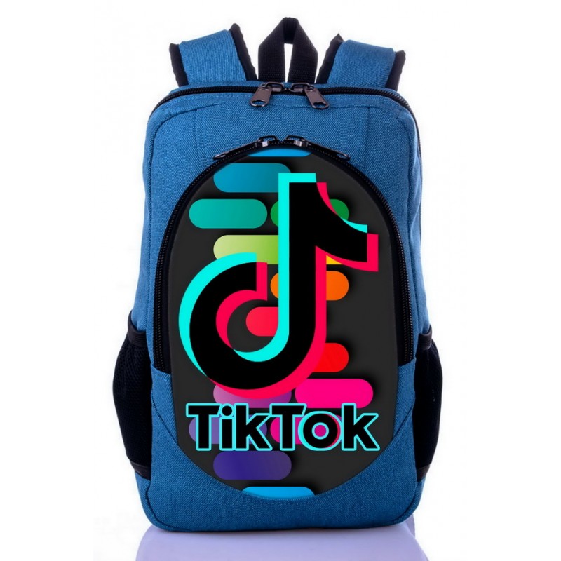 

Рюкзак с принтом Тик Ток Tik Tok бирюза (tik - 036)
