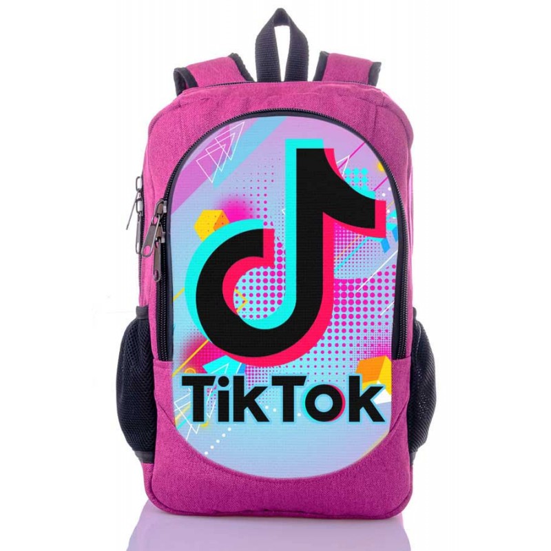 

Рюкзак с принтом Тик Ток Tik Tok розовый (tik - 032)