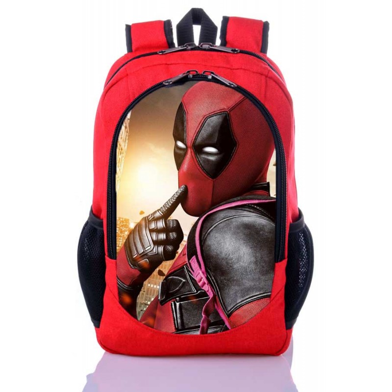 

Рюкзак с принтом Дэдпул Deadpool красный (dp - 004)
