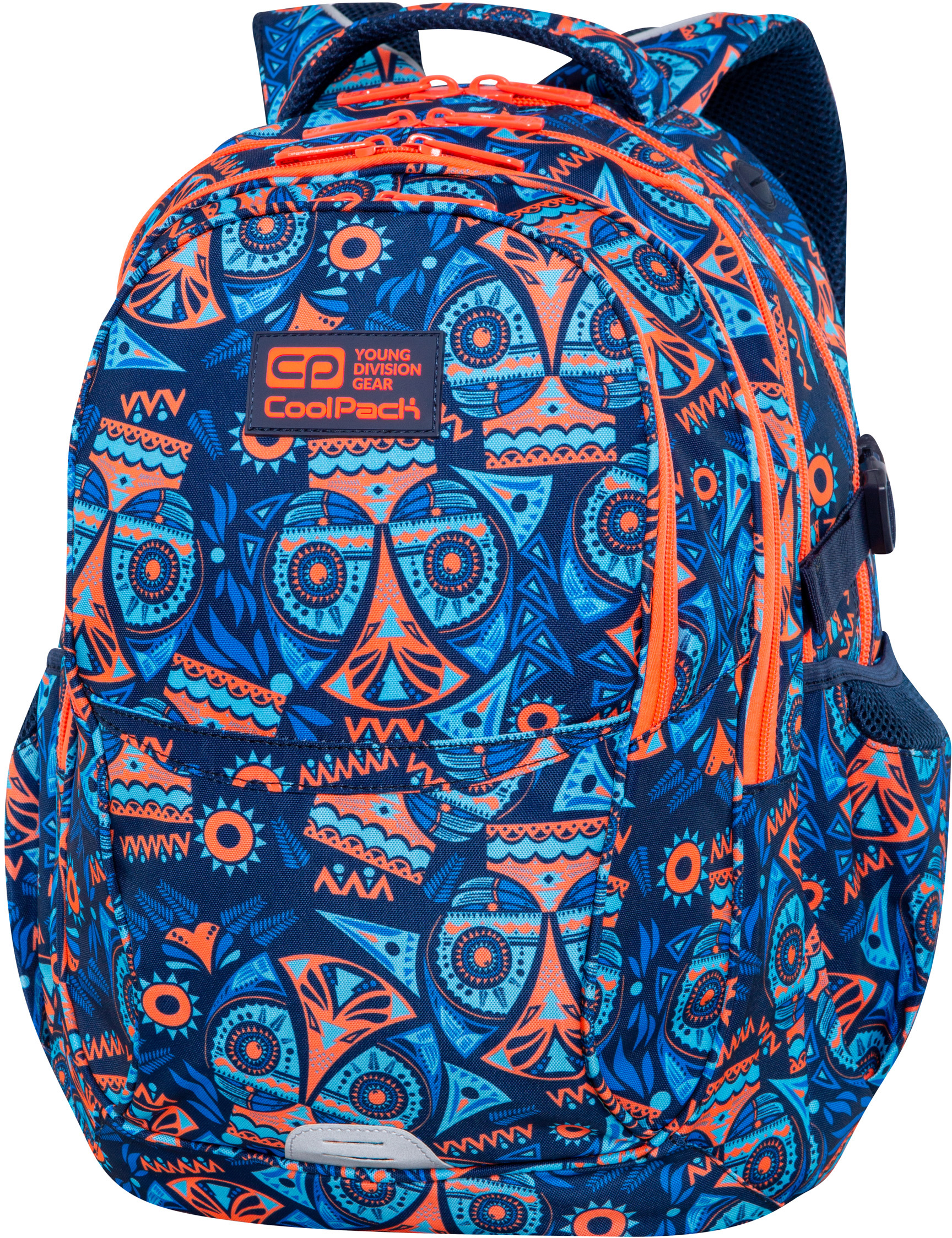 

Рюкзак школьный CoolPack Factor Aztec Blue унисекс 46x32x17 см 29 л (C02189)