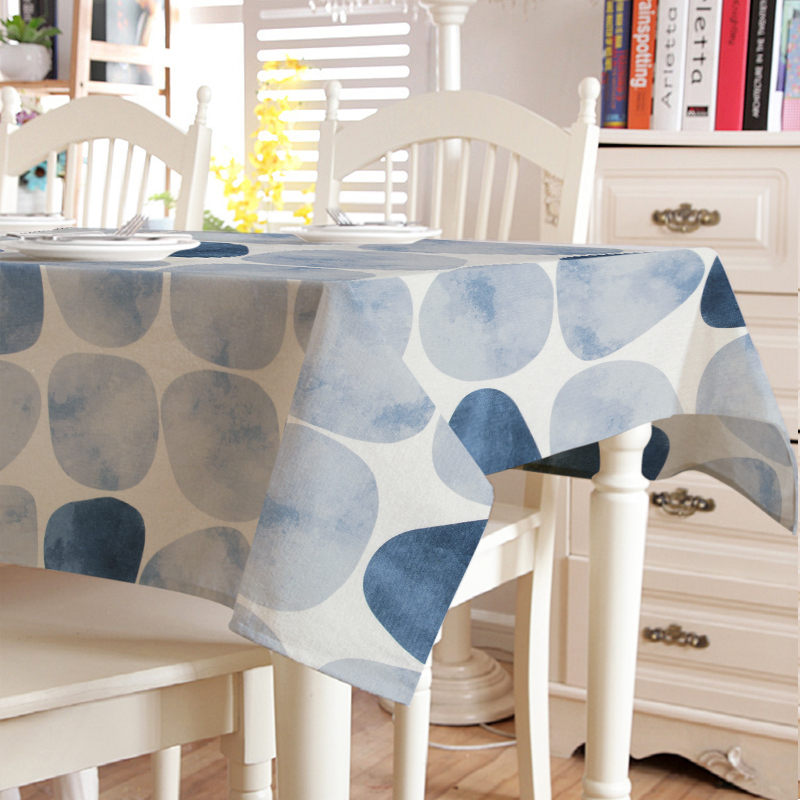 

Скатерть с акриловым покрытием 10606 Time Textile 140x240 см Голубой, Синий