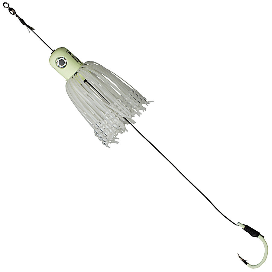 

Блесна DAM MadCat A-Static Ajustable Clonk Teaser 10/0 Glow-In-The-Dark 200g (60948)