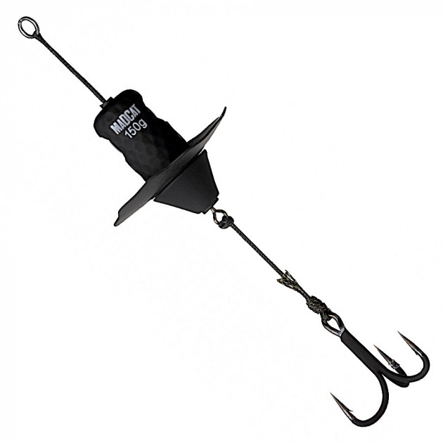 

Блесна DAM MadCat A-Static Silent Teaser Black 100g (60153)
