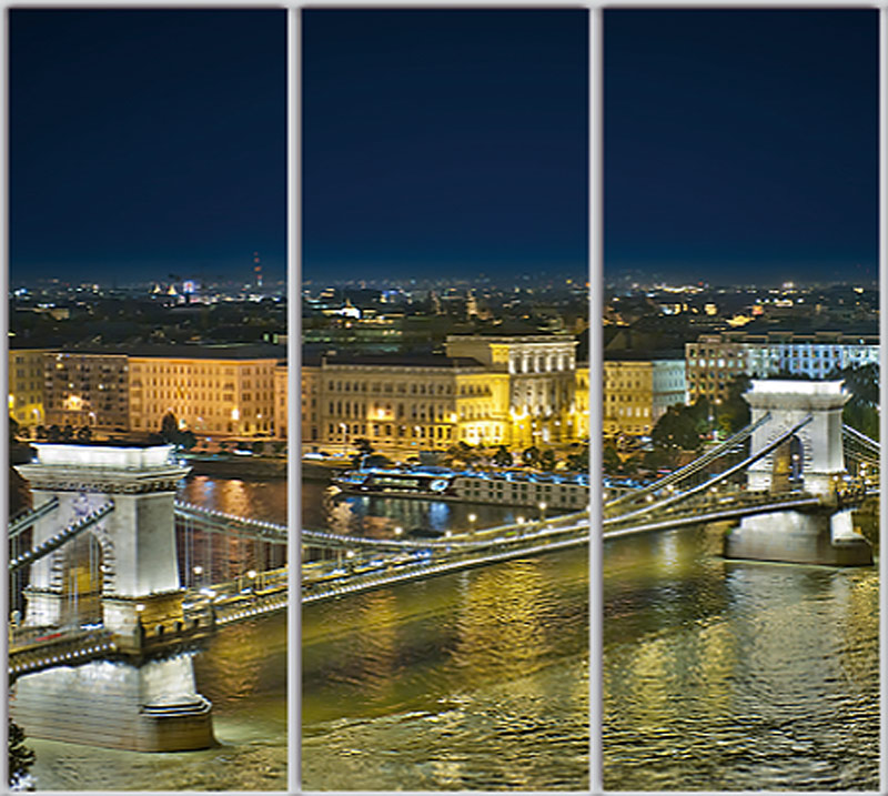 

Шкаф купе Luxe Studio Стандарт-1 Фотопечать Архитектура-120 2200x2000x450 трехдверный